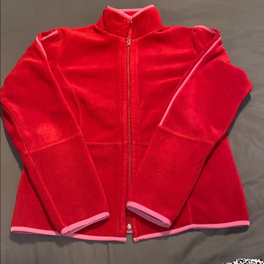 Red G Factor Petite Fleece Jacket